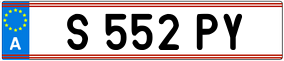 Truck License Plate